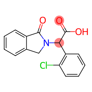 (2-Chlorophenyl)(1-oxo-1,3-dihydro-2H-isoindol-2-yl)acetic acid