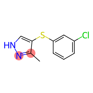 4-[(3-Chlorophenyl)thio]-3-methyl-1H-pyrazole