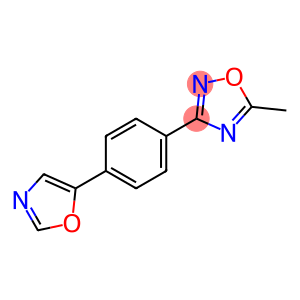 5-Methyl-3-[4-(1,3-oxazol-5-yl)phenyl]-1,2,4-oxadiazole