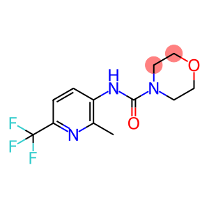 N-[2-Methyl-6-(trifluoromethyl)pyridin-3-yl]morpholine-4-carboxamide