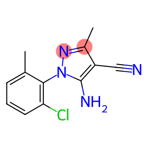 5-Amino-1-(2-chloro-6-methylphenyl)-3-methyl-1H-pyrazole-4-carbonitrile