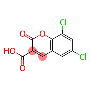 6,8-DICHLORO-2-OXO-2H-CHROMENE-3-CARBOXYLIC ACID