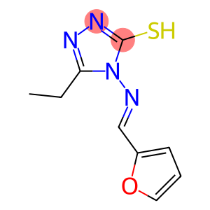 5-ethyl-4-[(2-furylmethylene)amino]-4H-1,2,4-triazole-3-thiol