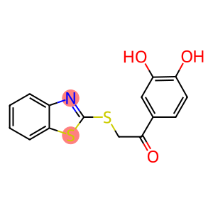 2-(1,3-benzothiazol-2-ylsulfanyl)-1-(3,4-dihydroxyphenyl)ethanone