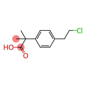 Benzeneacetic acid, 4-(2-chloroethyl)-α,α-dimethyl-