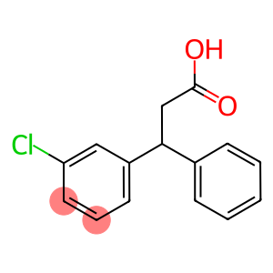 3-(3-chlorophenyl)-3-phenylpropanoic acid