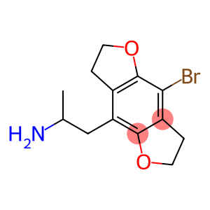 2-(8-BROMO-2,3,6,7-TETRAHYDRO-BENZO[1,2-B:4,5-B']DIFURAN-4-YL)-1-METHYL-ETHYLAMINE