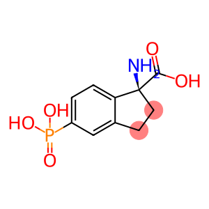 1H-INDENE-1-CARBOXYLIC ACID,1-AMINO-2,3-DIHYDRO-5-PHOSPHONO-, (1S)-