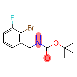 Carbamic acid, N-[(2-bromo-3-fluorophenyl)methyl]-, 1,1-dimethylethyl ester