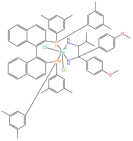 RuCl2[(R)-xylbinap][(R)-daipen]