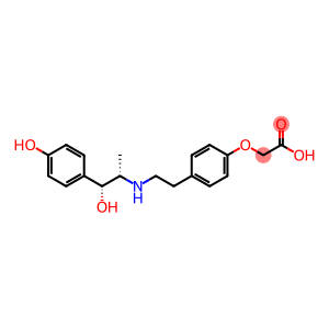 Acetic acid, 2-[4-[2-[[(1S,2R)-2-hydroxy-2-(4-hydroxyphenyl)-1-methylethyl]amino]ethyl]phenoxy]-