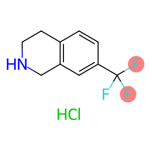 Isoquinoline,1,2,3,4-tetrahydro-7-(trifluoromethyl)-, hydrochloride (1:1)