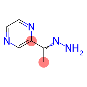 Ethanone, 1-(2-pyrazinyl)-, hydrazone