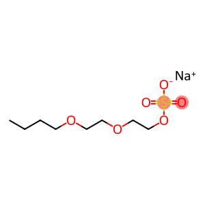 sodium 2-(2-butoxyethoxy)ethyl sulphate