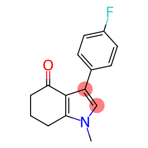 3-(4-fluorophenyl)-1-methyl-1,5,6,7-tetrahydro-4H-indol-4-one