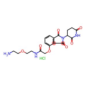 Thalidomide-O-amido-PEG-C2-NH2 hydrochloride