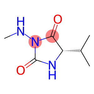 2,4-Imidazolidinedione,3-(methylamino)-5-(1-methylethyl)-,(5S)-(9CI)