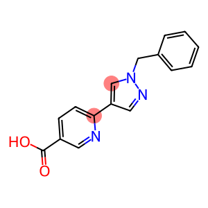 6-(1-Benzyl-1H-pyrazol-4-yl)-nicotinic acid