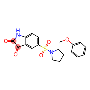 (S)-5-(2-phenoxyMethyl-pyrrolidine-1-sulfonyl)-1H-indole-2,3-dione