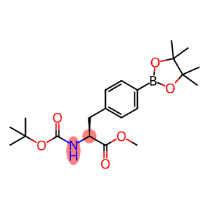 2-(tert-butoxycarbonylamino)-3-(4-(4,4,5,5-tetramethyl-1,3,2-dioxaborolan-2-yl)phenyl)propanoate