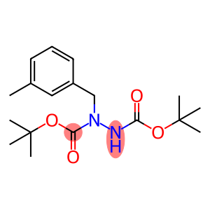 di-tert-butyl 1-(3-methylbenzyl)hydrazine-1,2-dicarboxylate*