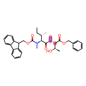 L-Threonine, N-[(9H-fluoren-9-ylmethoxy)carbonyl]-N-methyl-L-isoleucyl-, phenylmethyl ester (9CI)