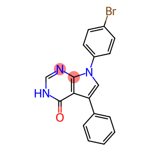 7-(4-溴-苯基)-5-苯基-7H-吡咯并[2,3-D]嘧啶-4-醇