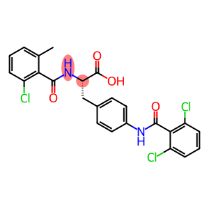 (S)-2-(2-氯-6-甲基苯甲酰氨基)-3-(4-(2,6-二氯苯甲酰氨基)苯基)丙酸