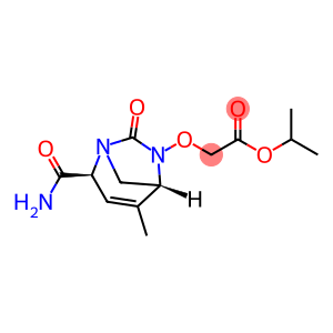 Acetic acid, 2-[[(1R,2S,5R)-2-(aminocarbonyl)-4-methyl-7-oxo-1,6-diazabicyclo[3.2.1]oct-3-en-6-yl]oxy]-, 1-methylethyl ester