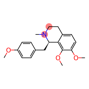 Isoquinoline,1,2,3,4-tetrahydro-7,8-dimethoxy-1-[(4-methoxyphenyl)methyl]-2-methyl-, (1R)-