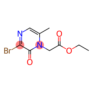 3-bromo-6-methyl-1-(ethoxycarbonylmethyl)pyrazinone