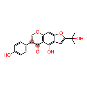 4-Hydroxy-2-(1-hydroxy-1-methylethyl)-6-(4-hydroxyphenyl)-5H-furo[3,2-g][1]benzopyran-5-one