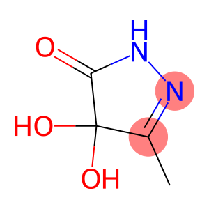 3H-Pyrazol-3-one,2,4-dihydro-4,4-dihydroxy-5-methyl-(9CI)