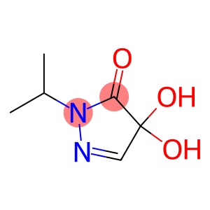 3H-Pyrazol-3-one,2,4-dihydro-4,4-dihydroxy-2-(1-methylethyl)-(9CI)