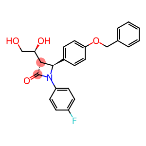 (3S,4S)-4-(4-(Benzyloxy)phenyl)-3-((S)-1,2-dihydroxyethyl)-1-(4-fluorophenyl)azetidin-2-one
