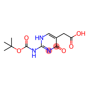 5-Pyrimidineacetic acid, 2-[[(1,1-dimethylethoxy)carbonyl]amino]-1,4-dihydro-4-oxo-