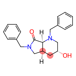 rel-(3R,4aS,7aS)-1,6-Dibenzyl-3-hydroxyoctahydro-7H-pyrrolo[3,4-b]pyridin-7-one