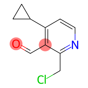 2-(chloromethyl)-4-cyclopropylnicotinaldehyde