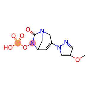 3-(4-methoxy-1H-pyrazol-1-yl)-7-oxo-1,6-diazabicyclo[3.2.1]oct-3-en-6-yl hydrogen sulfate