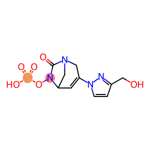 SULFURIC ACID, MONO[3-[3-(HYDROXYMETHYL)-1HPYRAZOL-1-YL]-7-OXO-1,6-DIAZABICYCLO[3.2.1]OCT3-EN-6-YL]