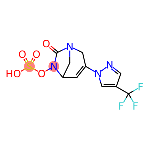 SULFURIC ACID, MONO[7-OXO-3-[4-(TRIFLUOR OMETHYL)-1H-PYRAZOL-1-YL]-1,6-DIAZABICYCLO [3.2.1]OCT-3-EN-