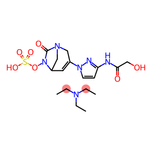 TRIETHYLAMMONIUM [3-[3-[(2-HYDROXYACETYL)AMINO]PYRAZOL-1-YL]-7-OXO-1,6-DIAZABICYCLO[3.2.1]OCT-3-EN-6