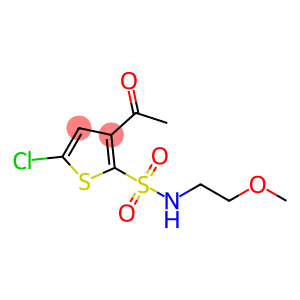 2-Thiophenesulfonamide, 3-acetyl-5-chloro-N-(2-methoxyethyl)-