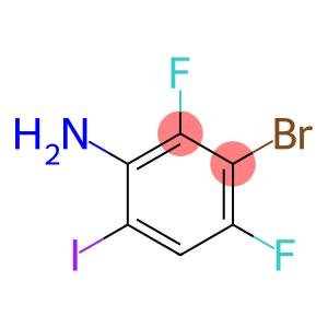 Benzenamine, 3-bromo-2,4-difluoro-6-iodo-