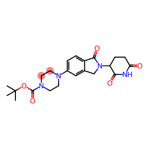 1-Piperazinecarboxylic acid, 4-[2-(2,6-dioxo-3-piperidinyl)-2,3-dihydro-1-oxo-1H-isoindol-5-yl]-, 1,1-dimethylethyl ester