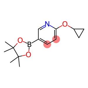2-cyclopropoxy-5-(4,4,5,5-tetramethyl-1,3,2-dioxaborolan-2-yl)pyridine