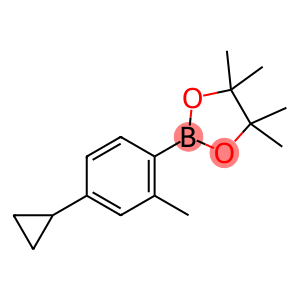 2-(4-Cyclopropyl-2-methylphenyl)-4,4,5,5-tetramethyl-1,3,2-dioxaborolane