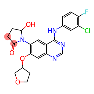1-(4-((3-氯-4-氟苯基)氨基)-7-(((S)-四氢呋喃-3-基)氧基)喹唑啉-6-基)-5-羟基吡咯烷酮-2-酮(阿法替尼杂质)