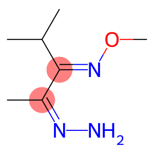 2,3-Pentanedione,  4-methyl-,  2-hydrazone,  3-(O-methyloxime)