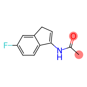 Acetamide, N-(6-fluoro-1H-inden-3-yl)- (9CI)